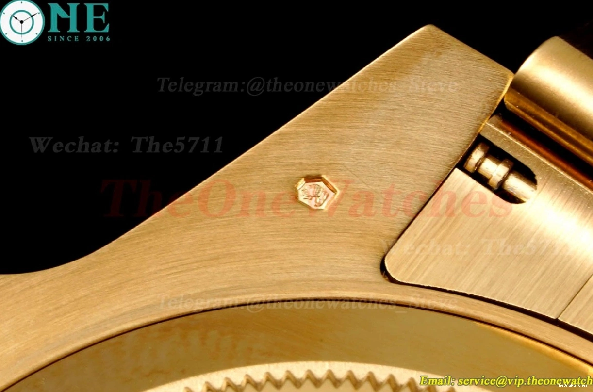 Black YG Clean 40mm Dot YG 116618LN VS3135 Submariner 0112